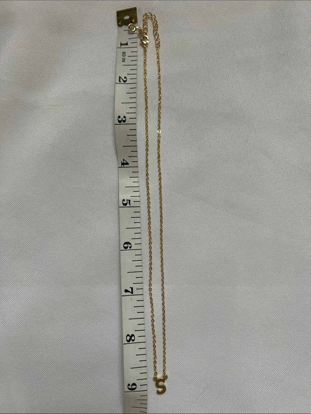 PoXtex Gold Tone Layered Initial “S” Necklace Set New in Box